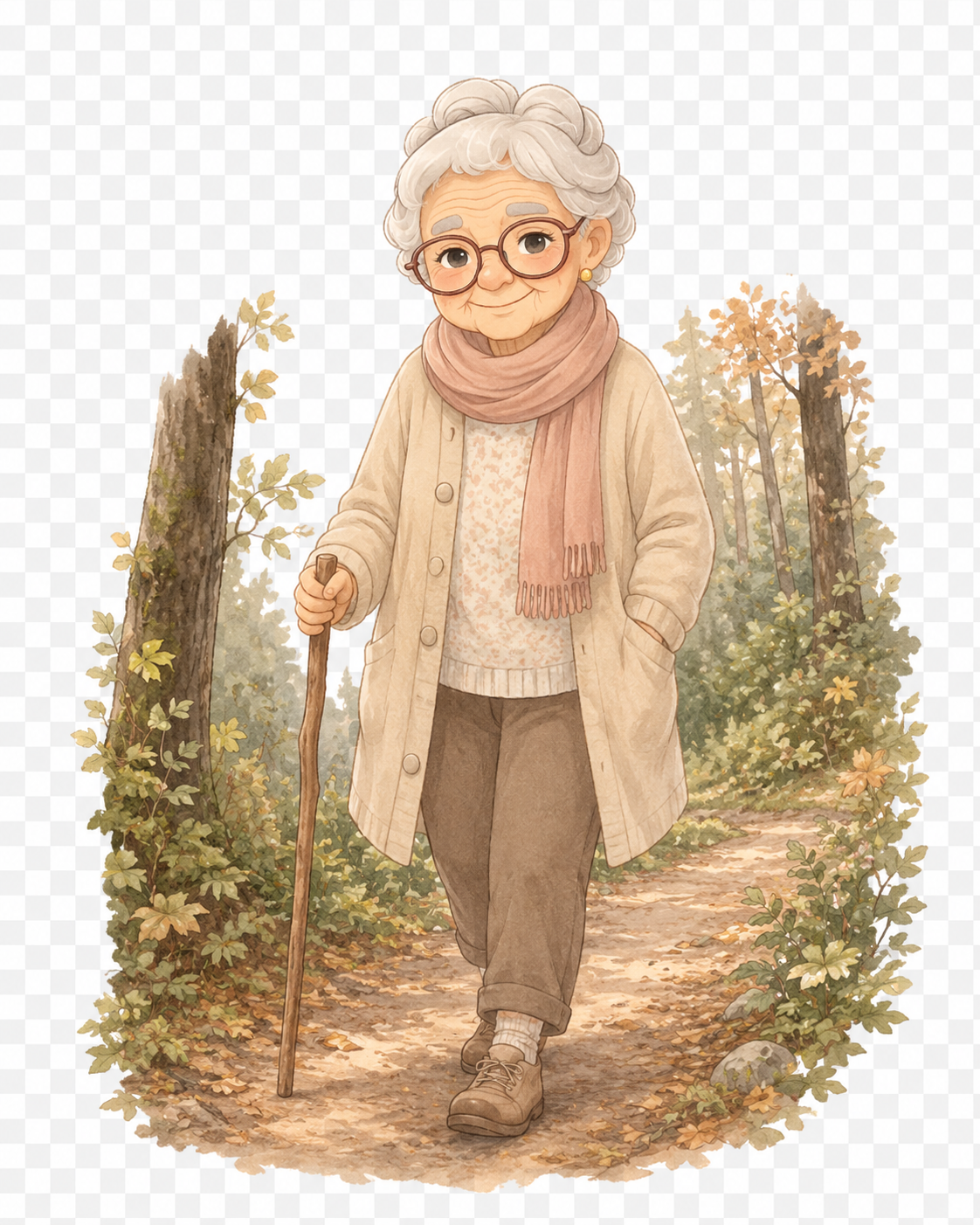 oma waldspaziergang