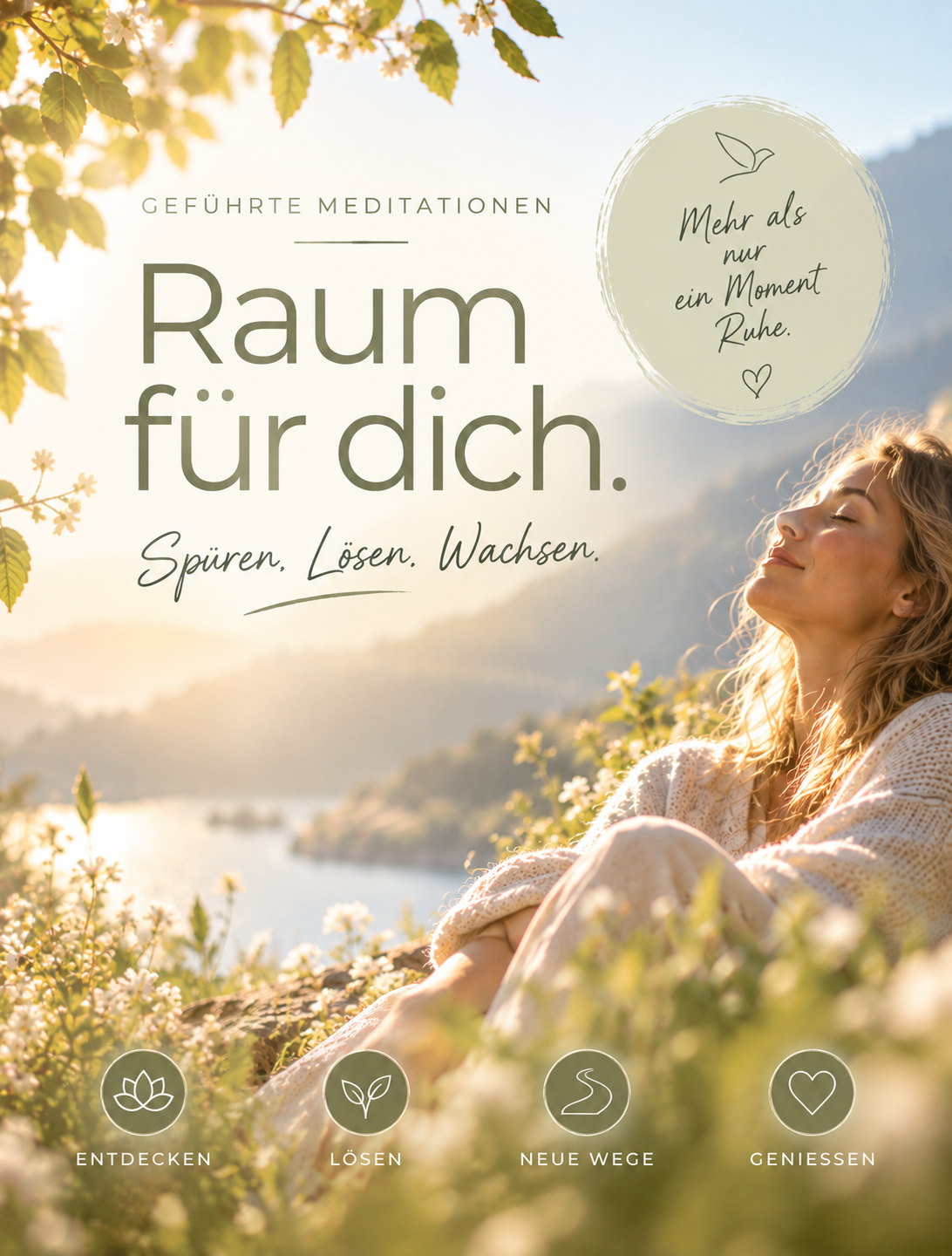 Gefuehrte Meditationen - birdslove transform - Raum für dich