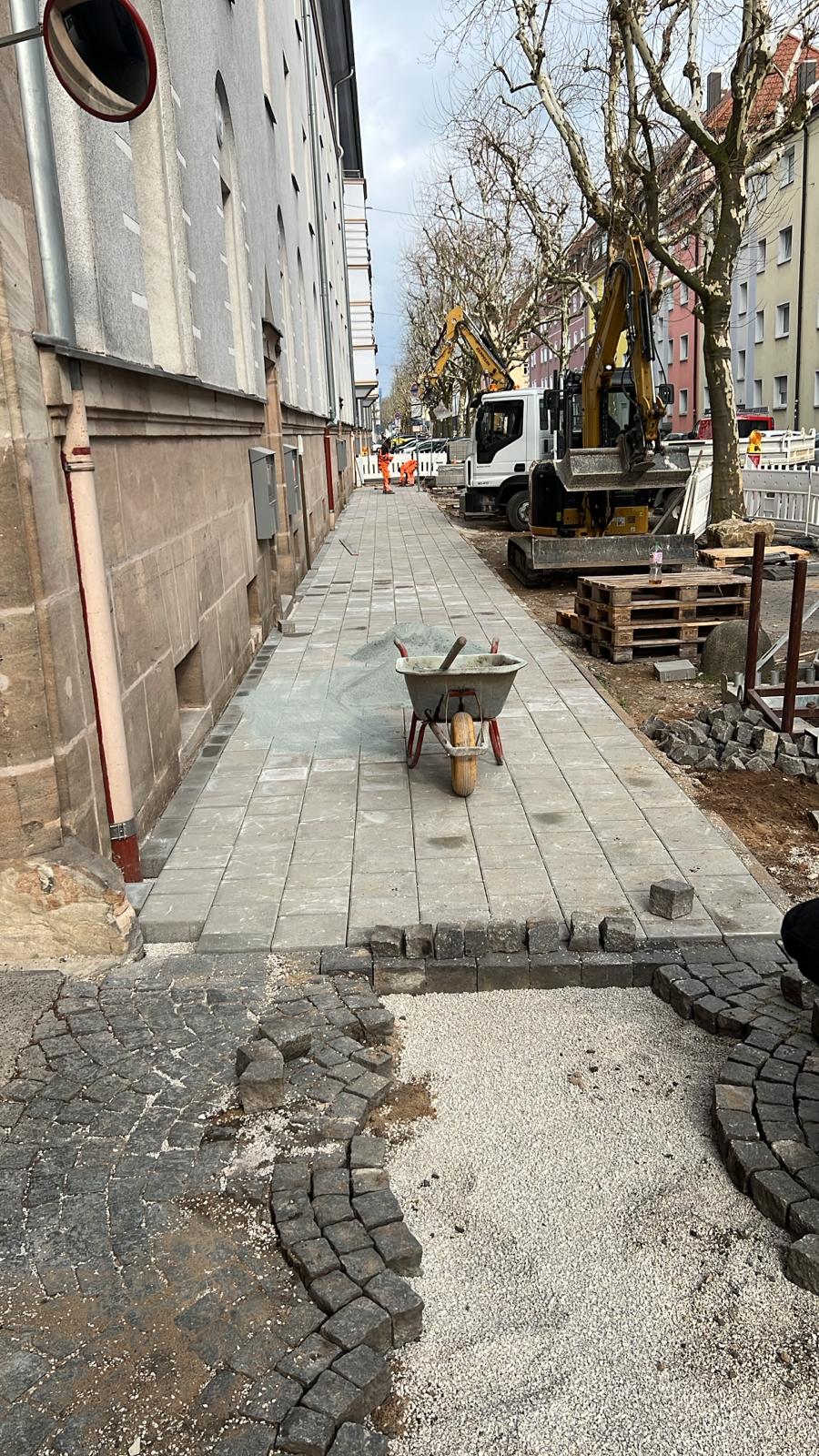 Gehweg Sanierung 
