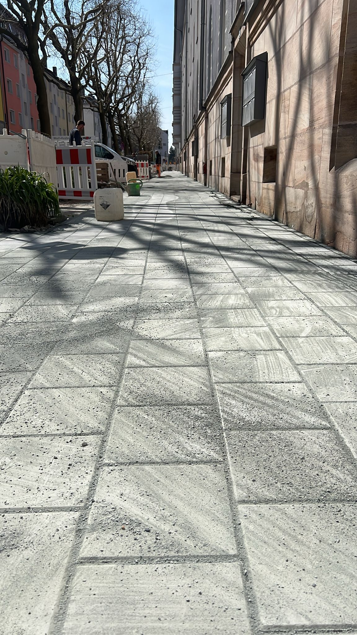 Gehweg Sanierung