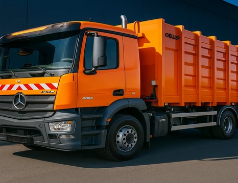 LKW Orange Sperrmüll