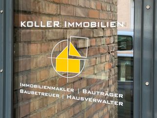 Firmenlogo als Fensterbeschriftung 2