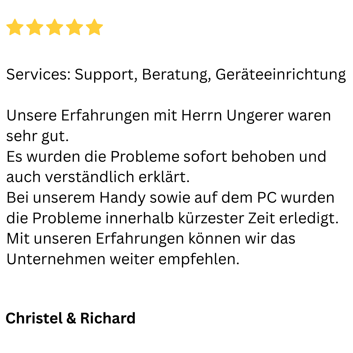 Christel & Richard
