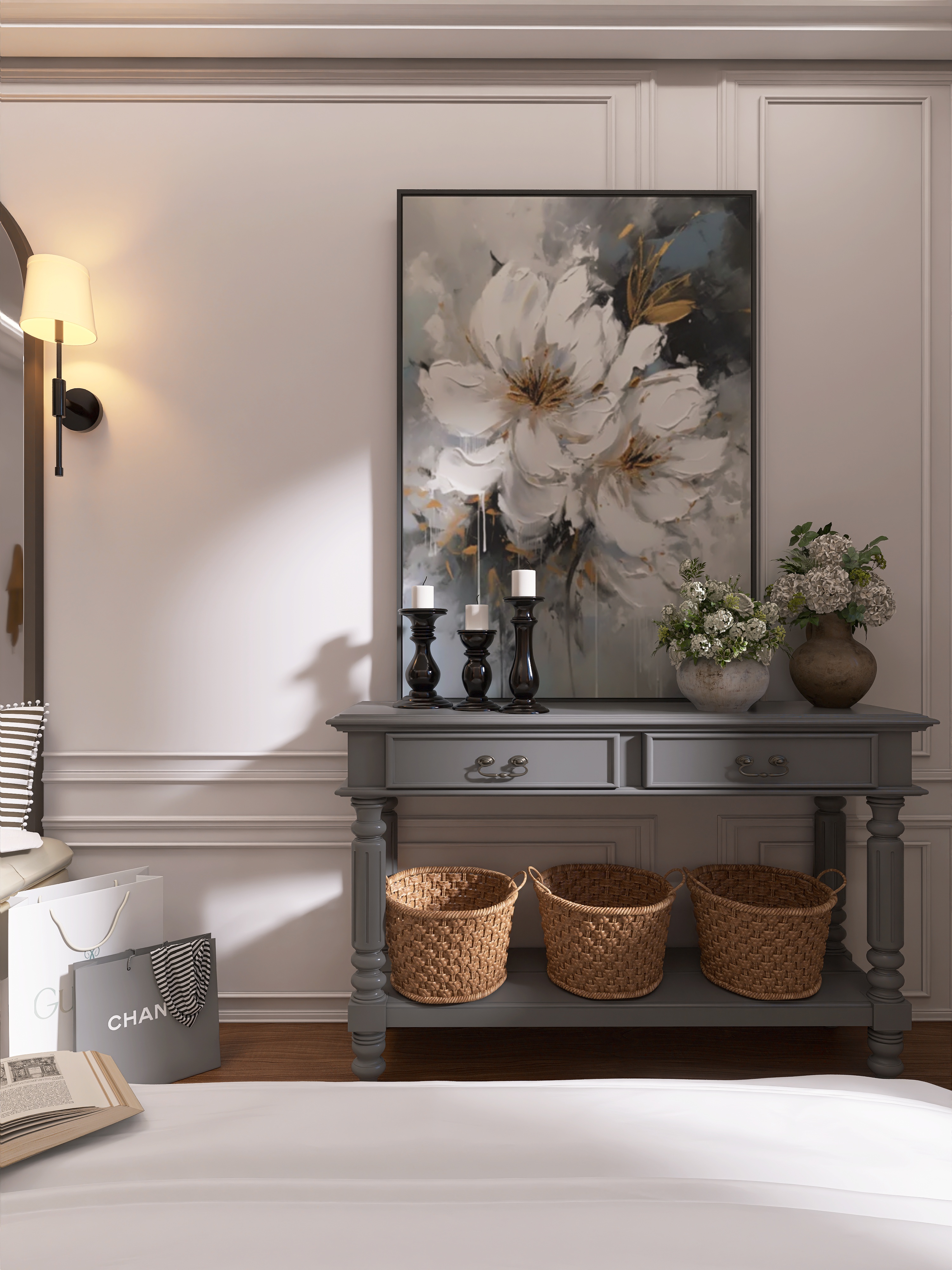 Schlafzimmer streichen Farbberatung Zuhause Interior Designer privat