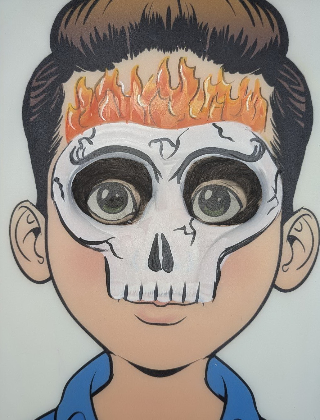Halloween - Skull and Fire