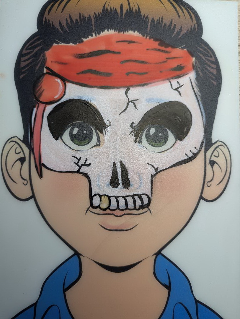 Halloween Pirate Skull