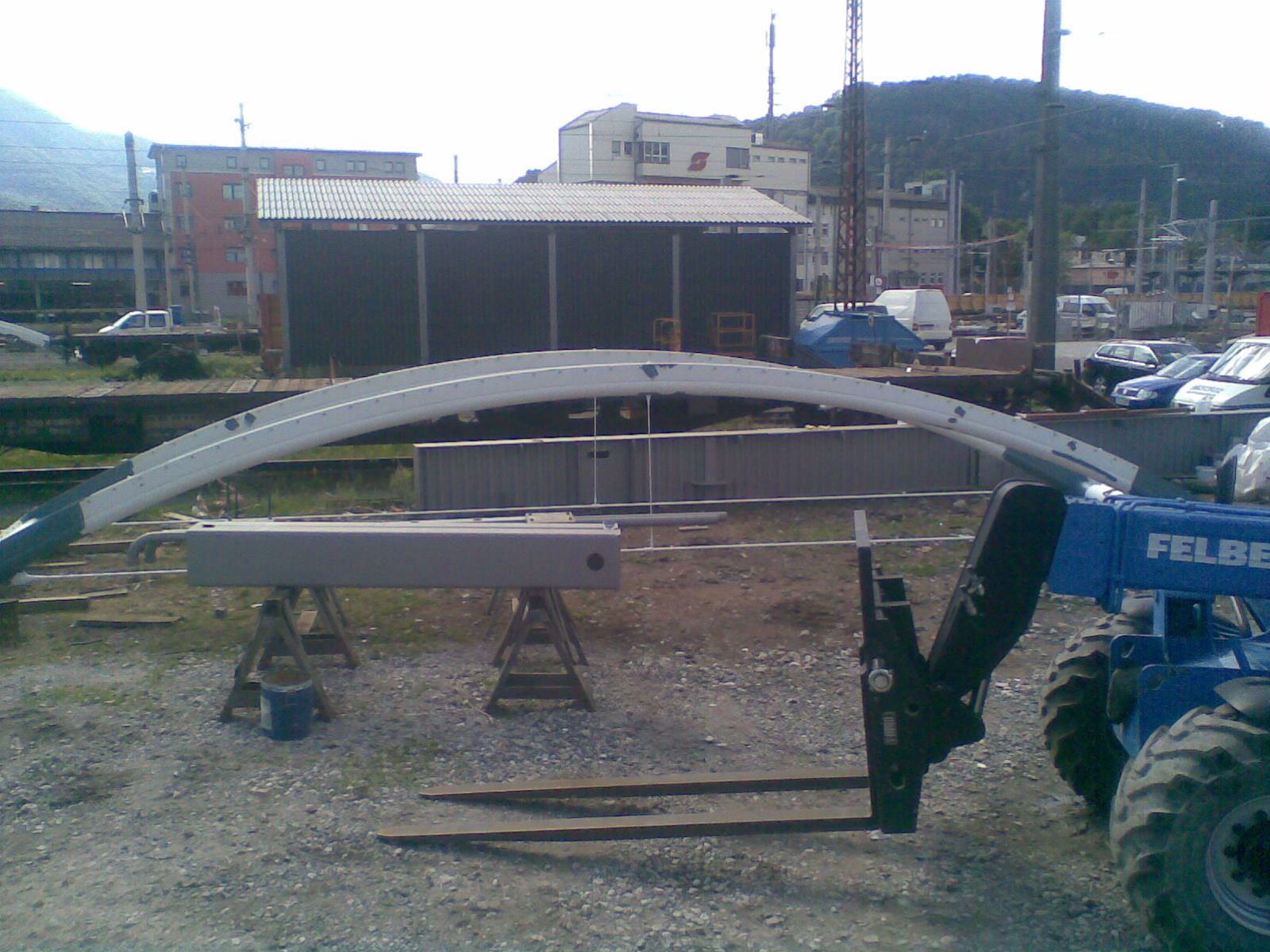 Umbau Hauptbahnhof Salzburg – Stahlbaumontage