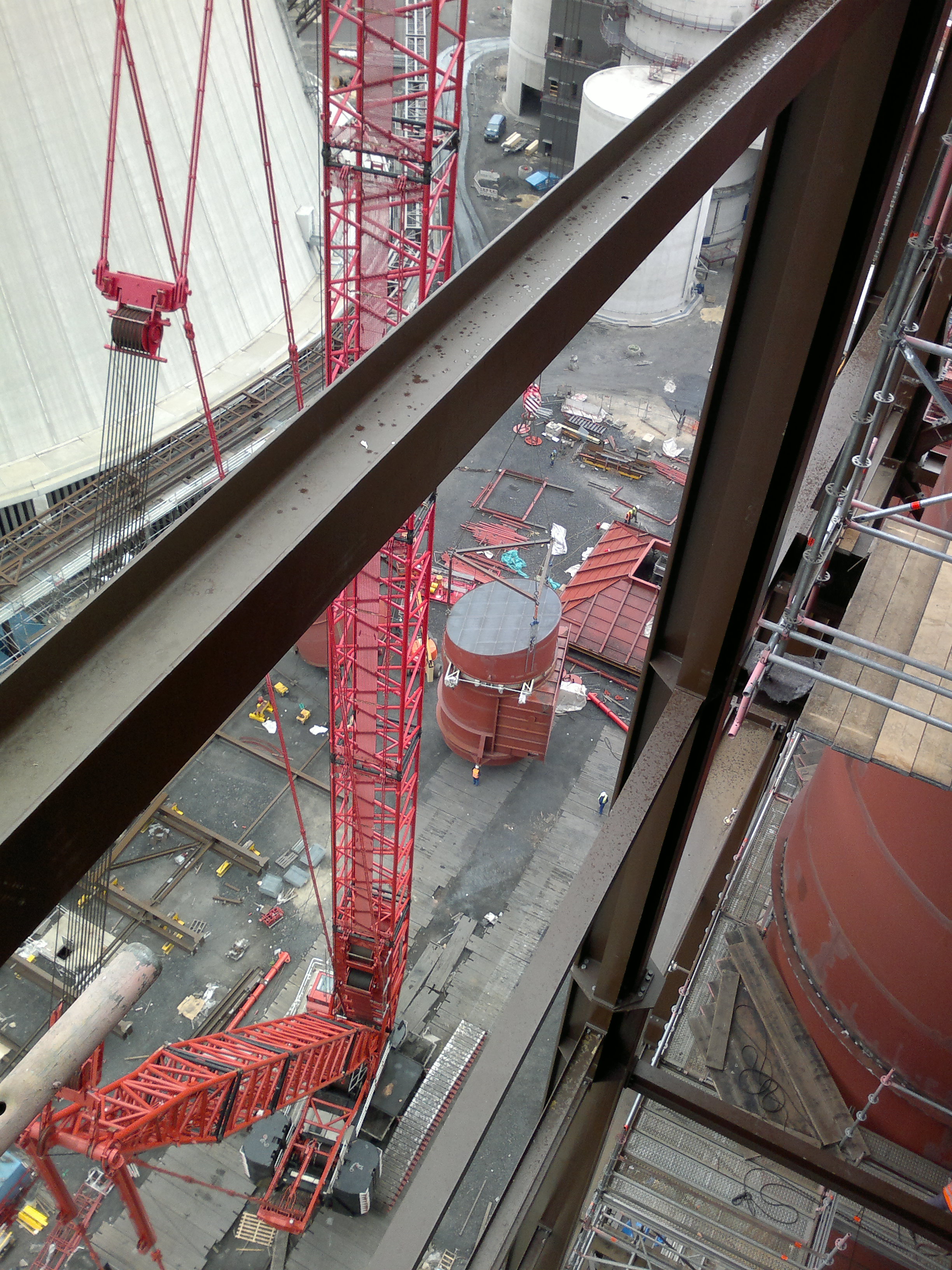 Kohlekraftwerk Lünen Montage Stahlbau 