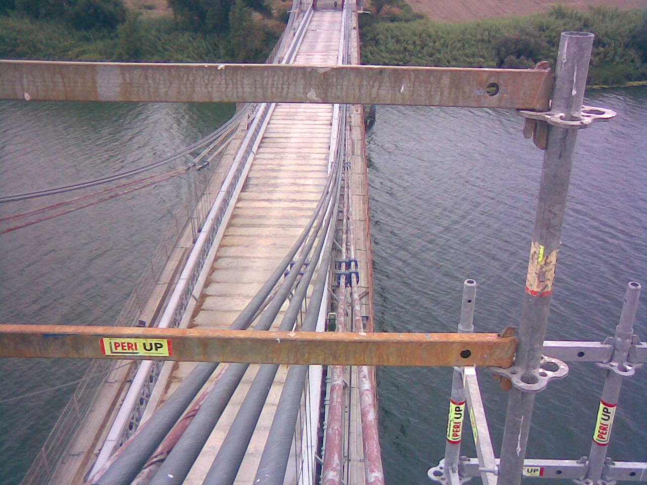 Spanien – Amposta: Austausch von Stahlseilen an der Brücke