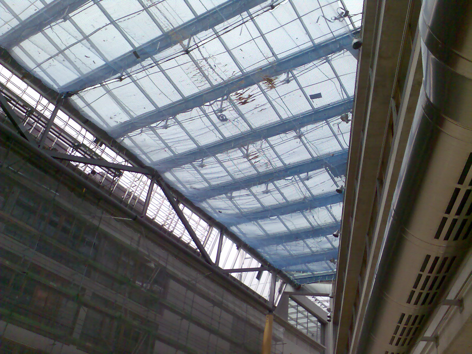 Glasmontage bei E.ON in München – Montagearbeiten