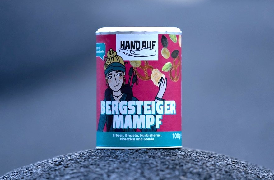 HAND AUF Bergsteigermampf HAND AUF Bergsteigermampf