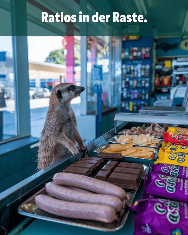 Ratlos in der Raste Ratlos in der Raste