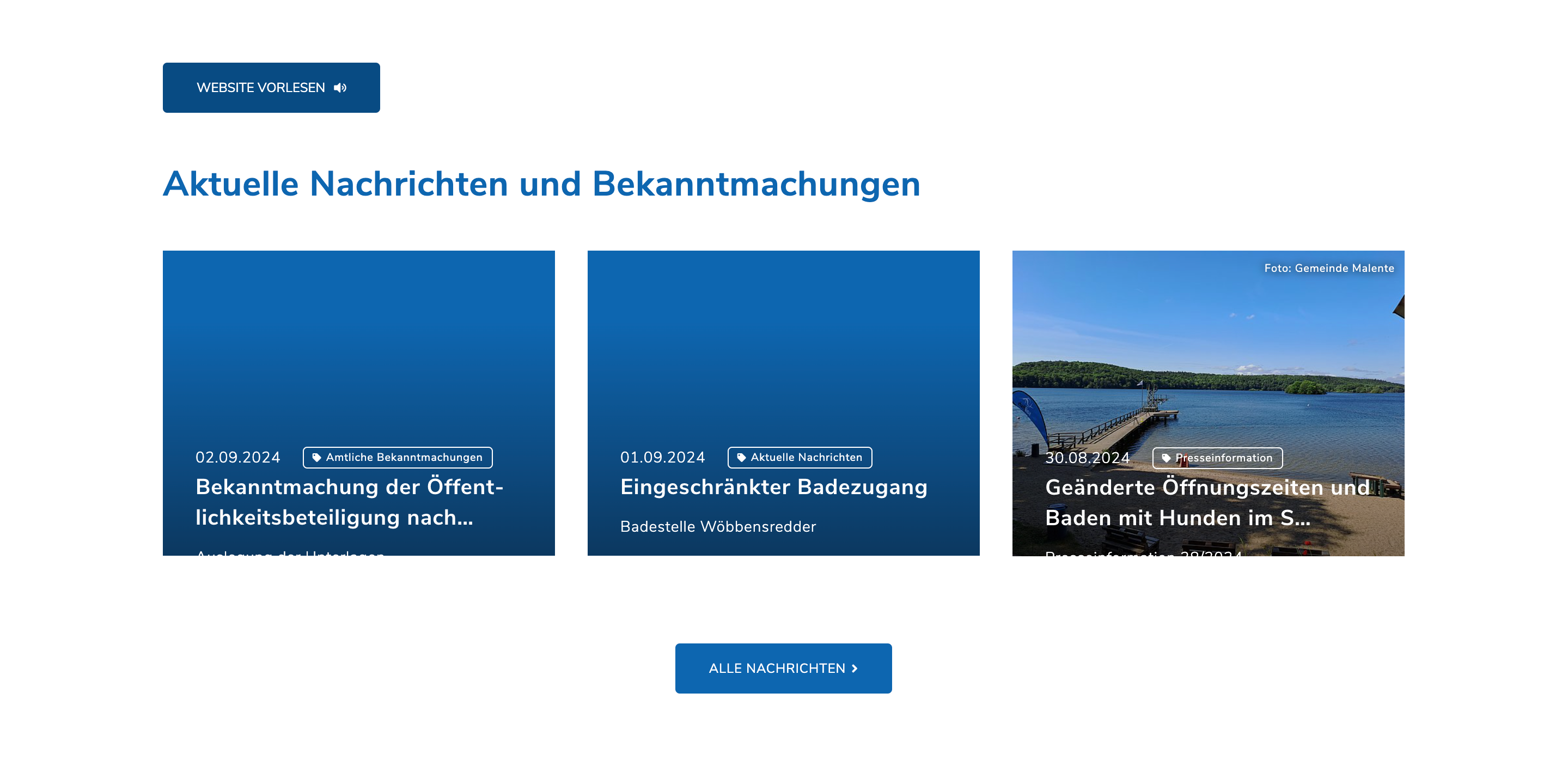 Startseite Newsblock