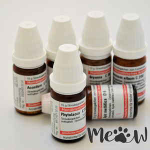 Globuli von DHU, sanfte Heilung für Katzen, Homöopathie 