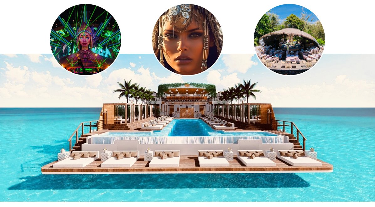 Phuket Thailand EDC Festival. Floating Boat, Cubs Phuket Thailand EDC Festival. Floating Boat, Cubs