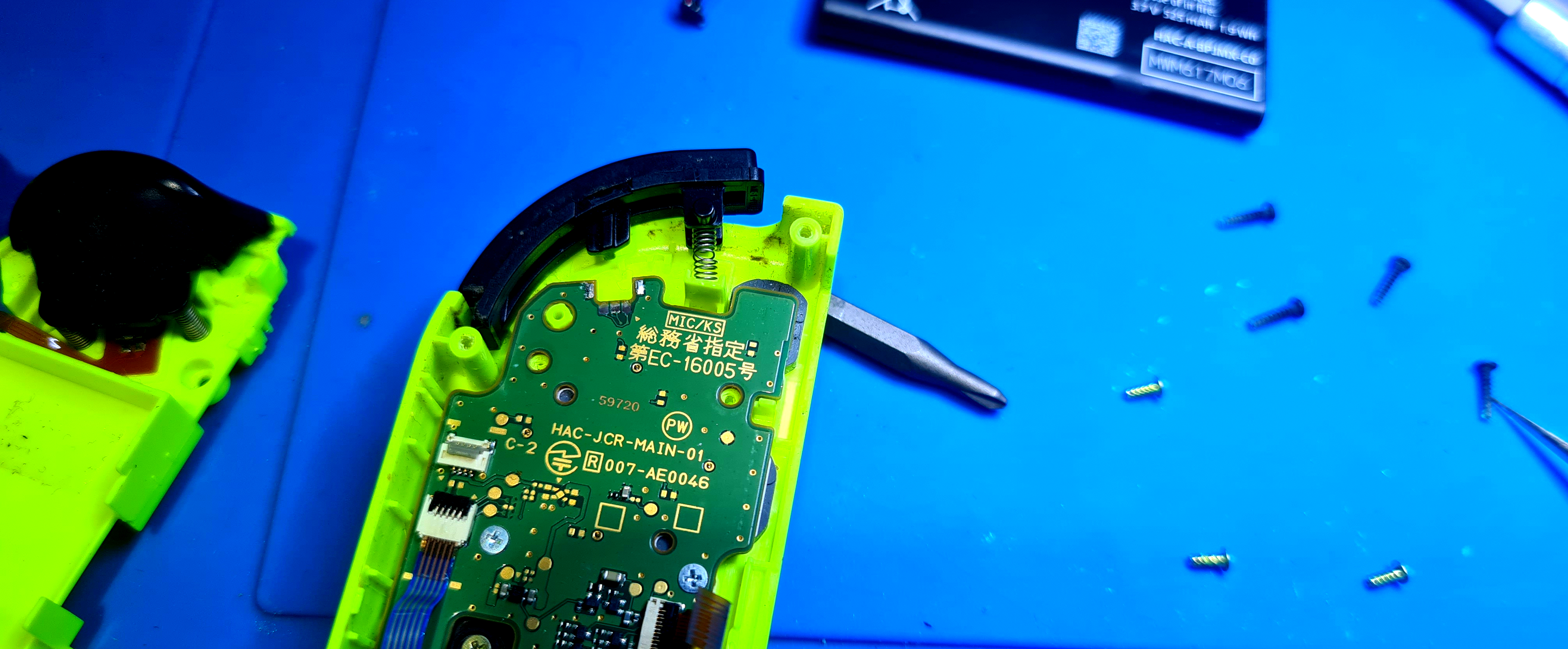 Joycon geöffnet