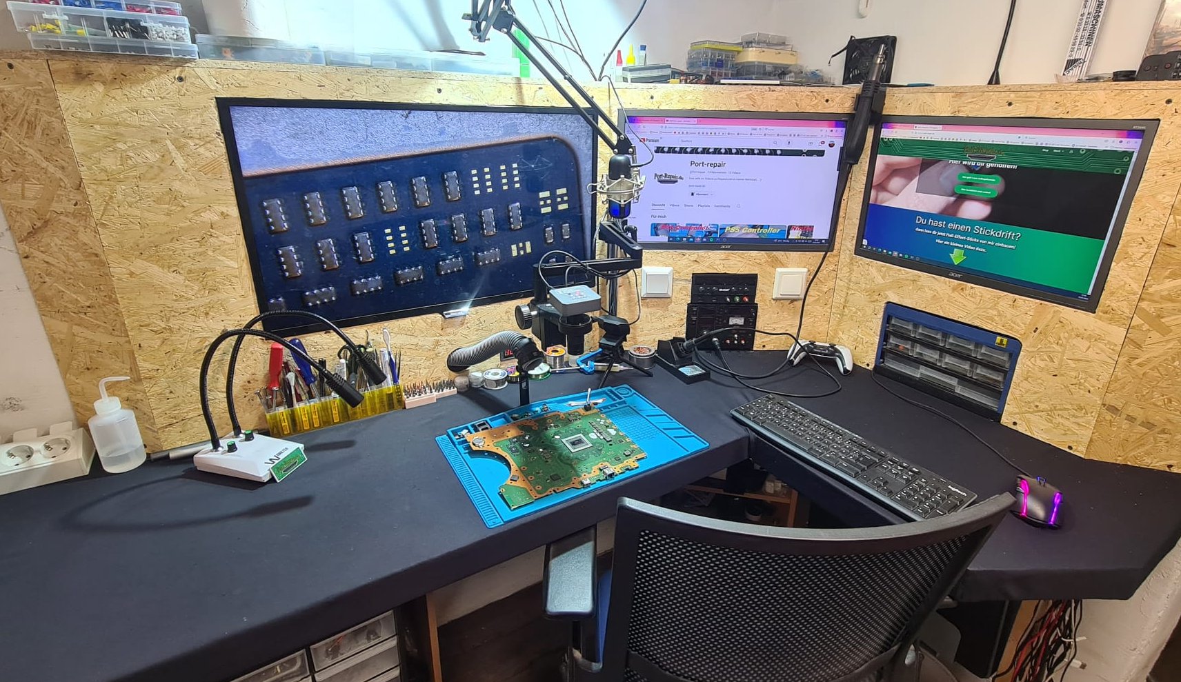 Port-repair Arbeitsplatz Port-repair Arbeitsplatz