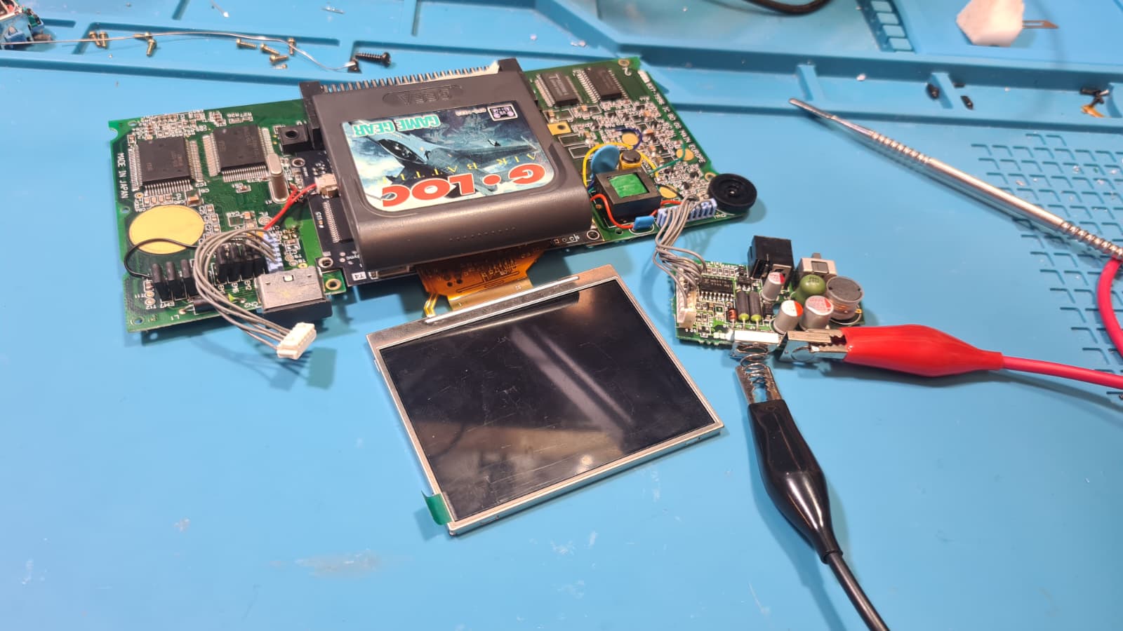 Sega Game Gear Displayeinbau