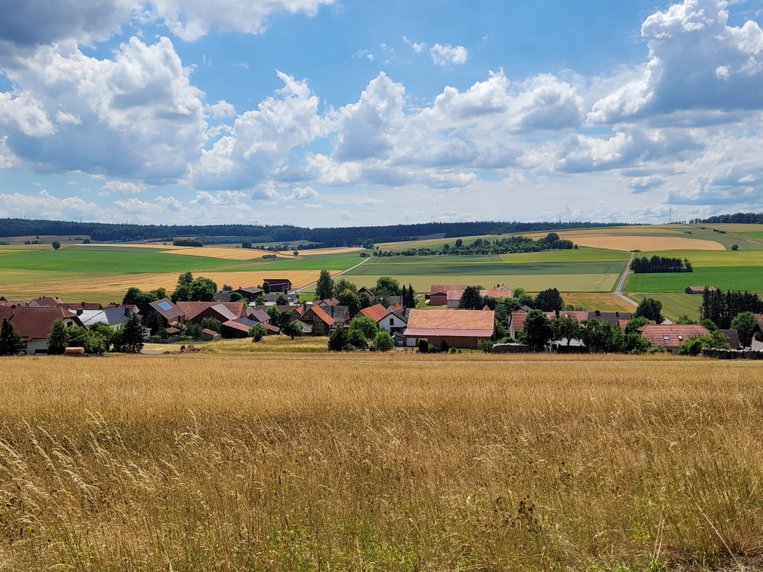 Blick auf den Ort Blick auf den Ort