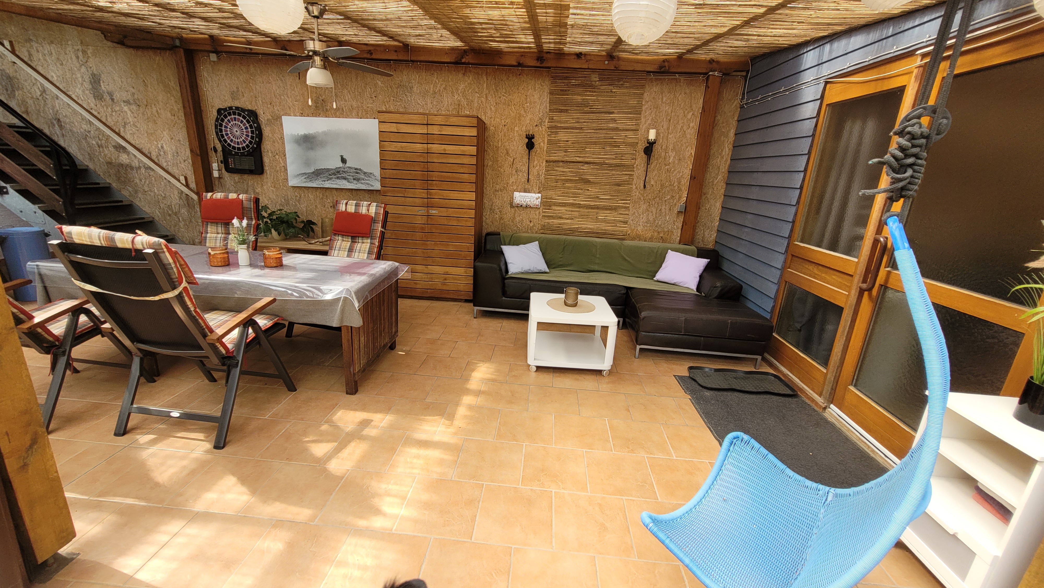 Überdachte Terrasse
