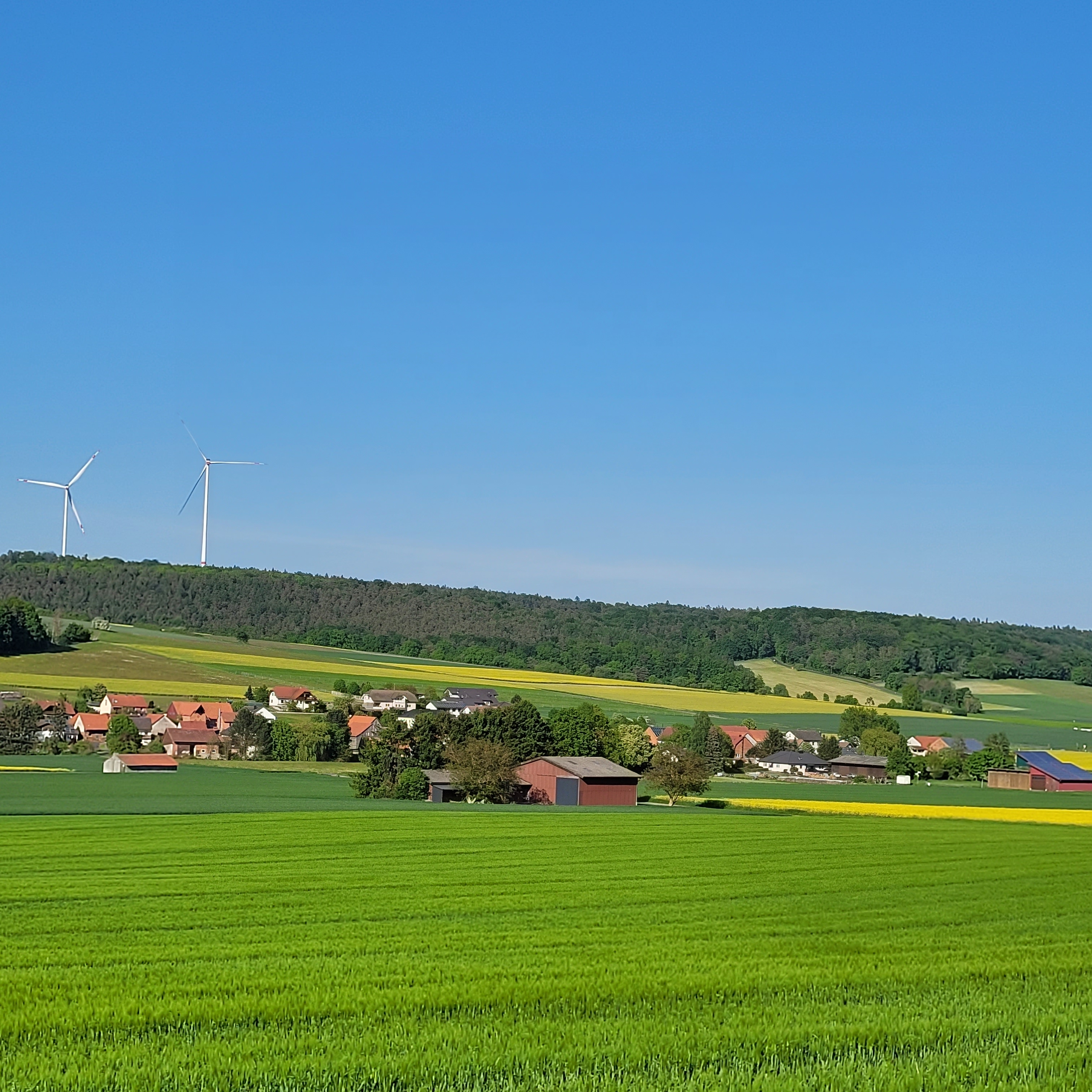 Blick auf Hechelmannskirchen
