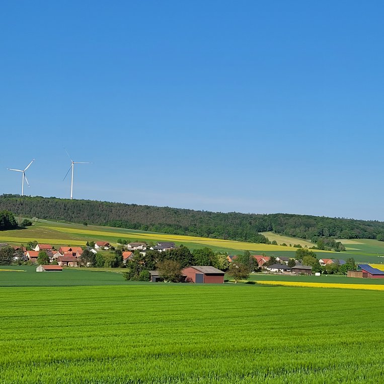 Blick auf Hechelmannskirchen Blick auf Hechelmannskirchen