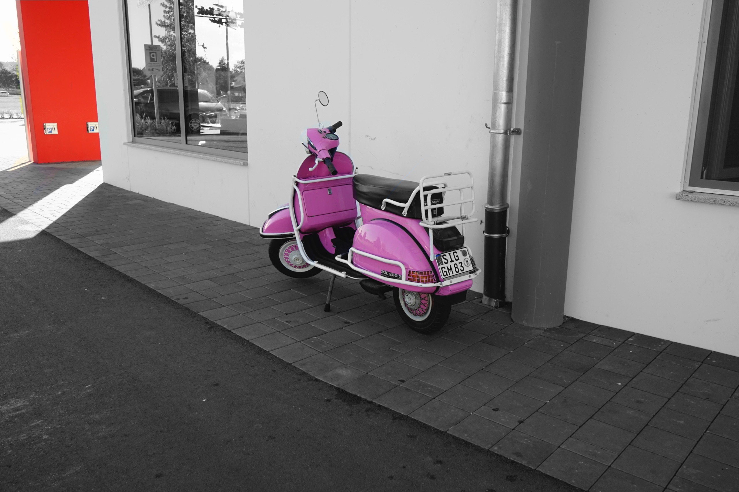 Farbtupfer in Mengen