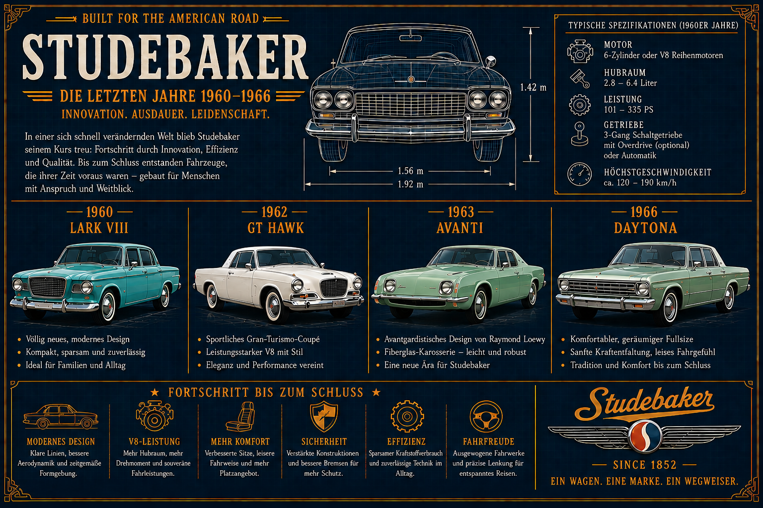 Studebaker Geschichte - Die letzten Jahre