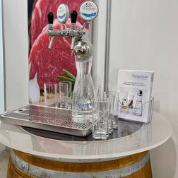 Wellwasser in der Metzgerei