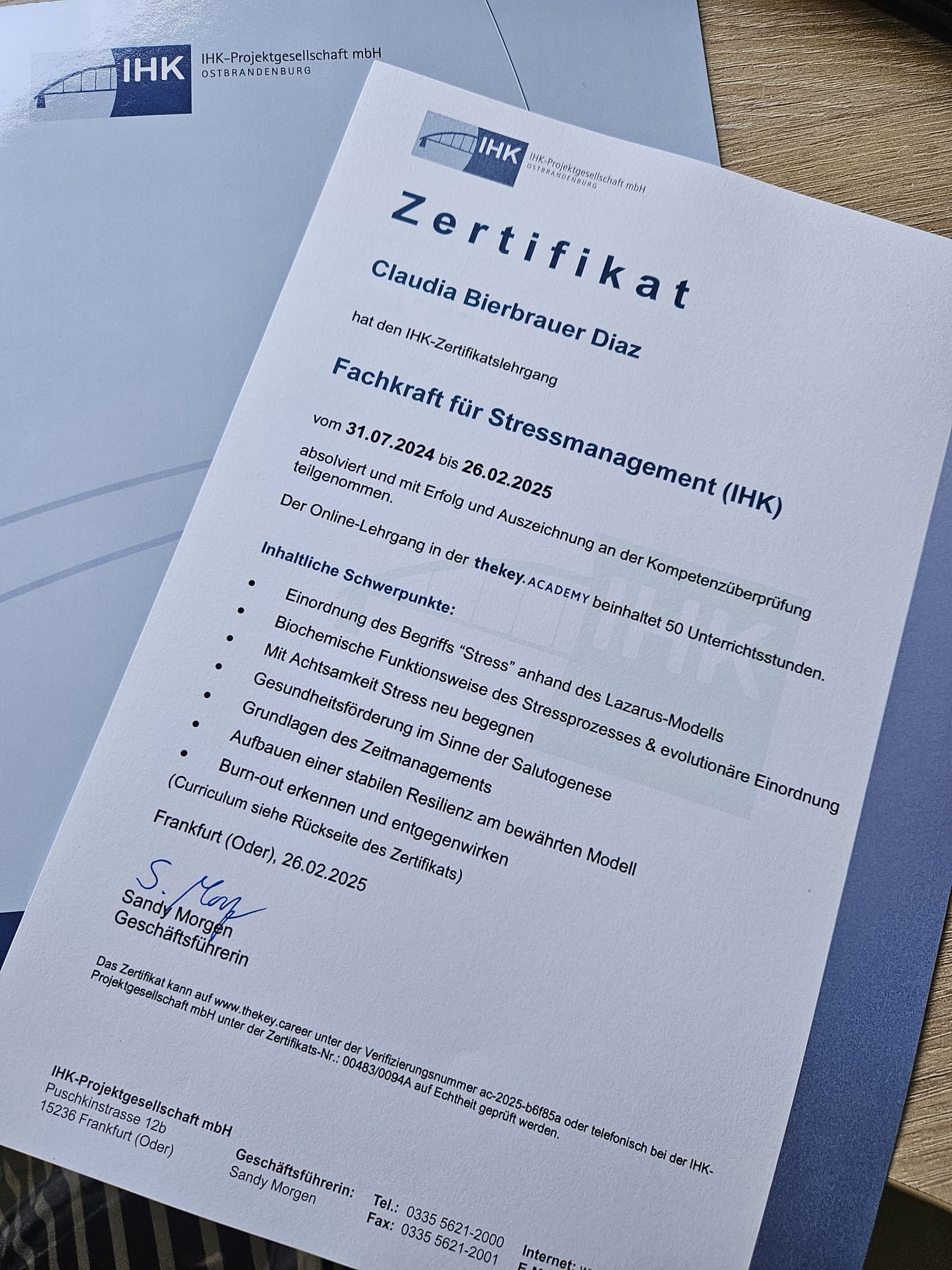 Fachkraft für Stressmanagement