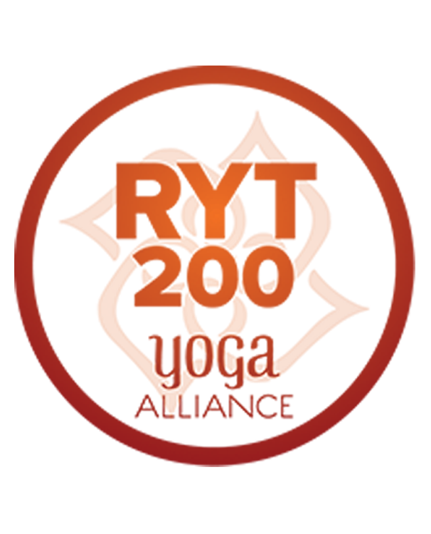 Offizielles RYT 200®-Logo der Yoga Alliance – internationale Zertifizierung für 200 Stunden Yogalehrerausbildung.