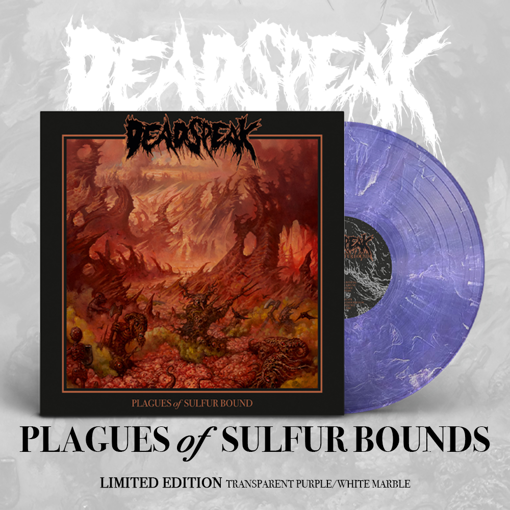 Deadspeak - Plagues of Sulfur Bound - LP (Transparent Red