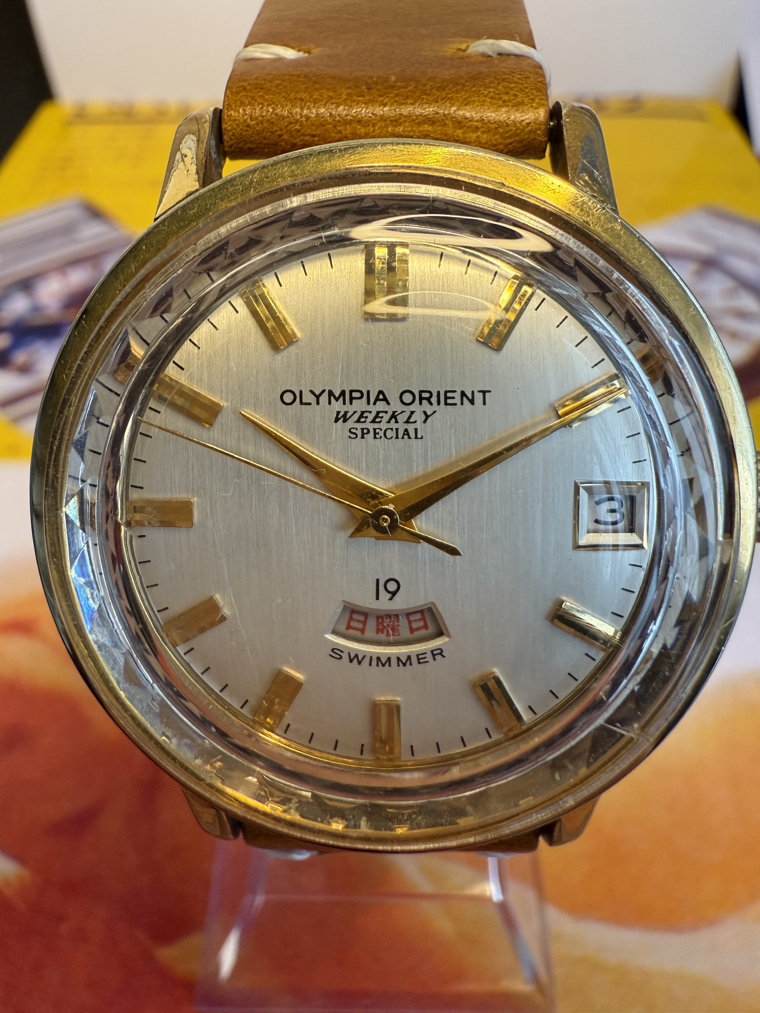 最終値下げ Olympia Orient Weekly Special Swimmer 19 jewels コレクション