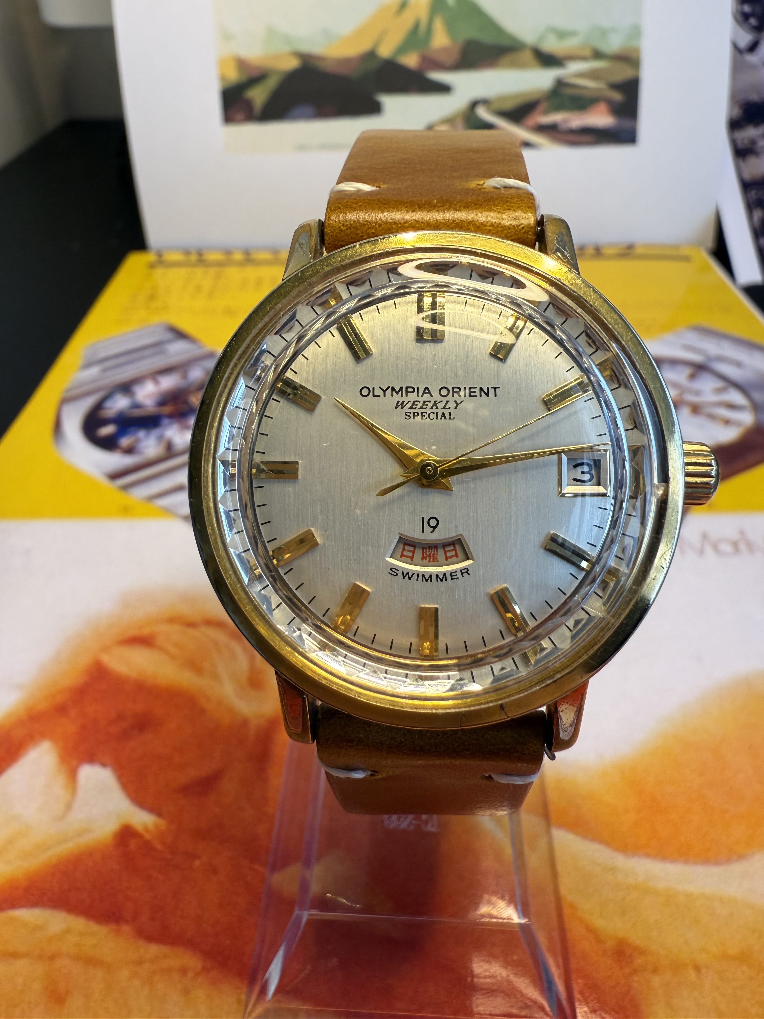 Olympia Orient Weekly Special Swimmer 19 jewels