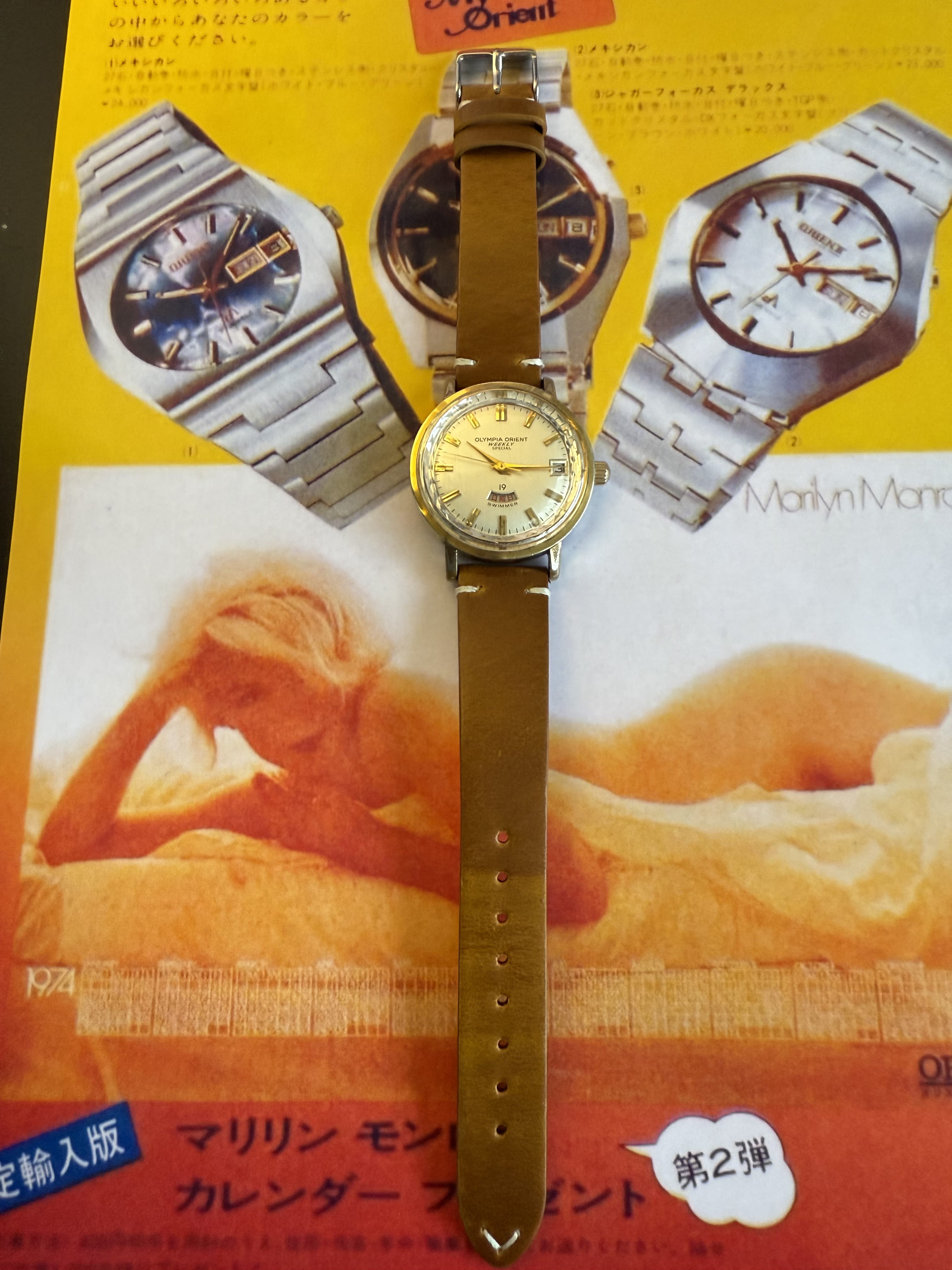 Olympia Orient Weekly Special Swimmer 19 jewels