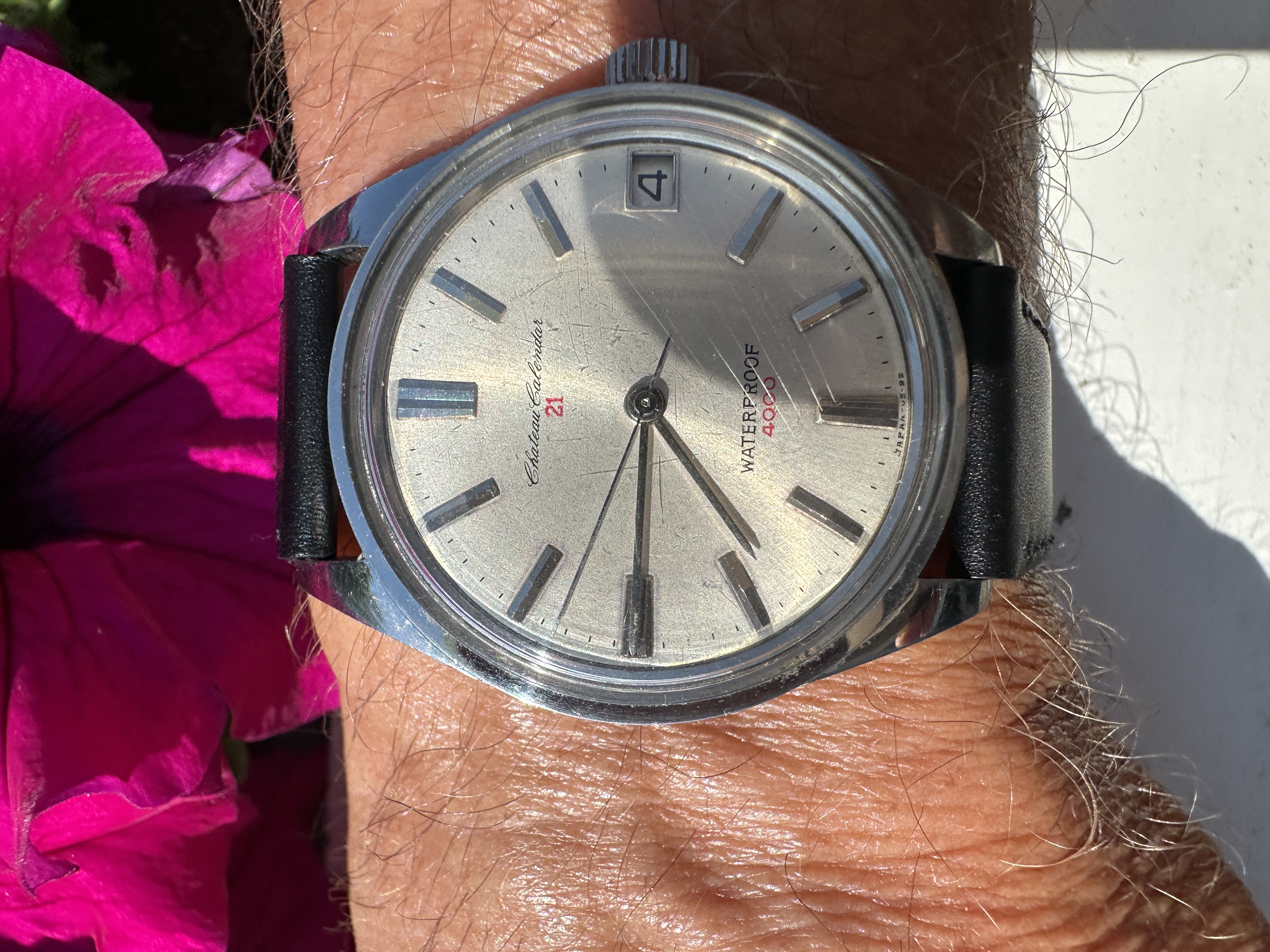 Takano Chateau Calendar waterproof 4000 very rare Japanese phantom  watchmaker - vintagewatchesdirect.com