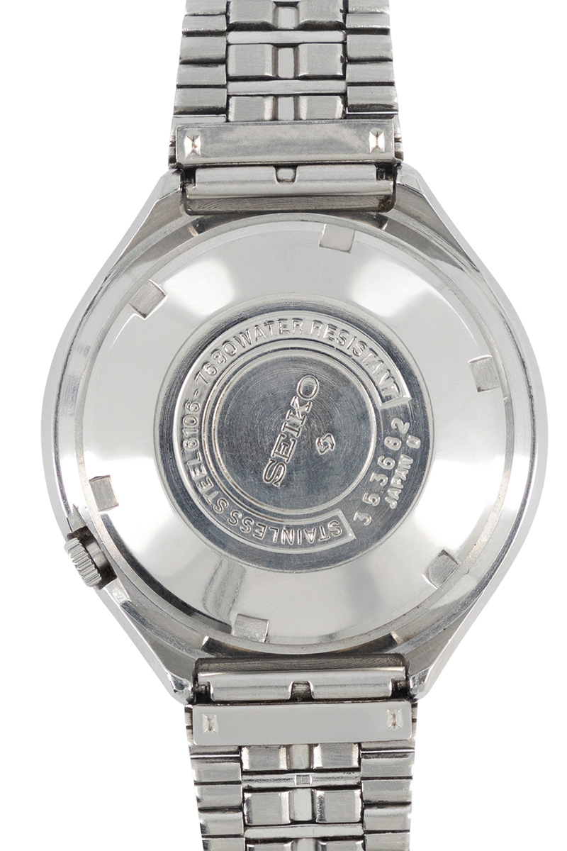 Rare vintage 70's Seiko Advan JDM 6106-7680 day/date automatic facetted  glass good working condition - vintagewatchesdirect.com