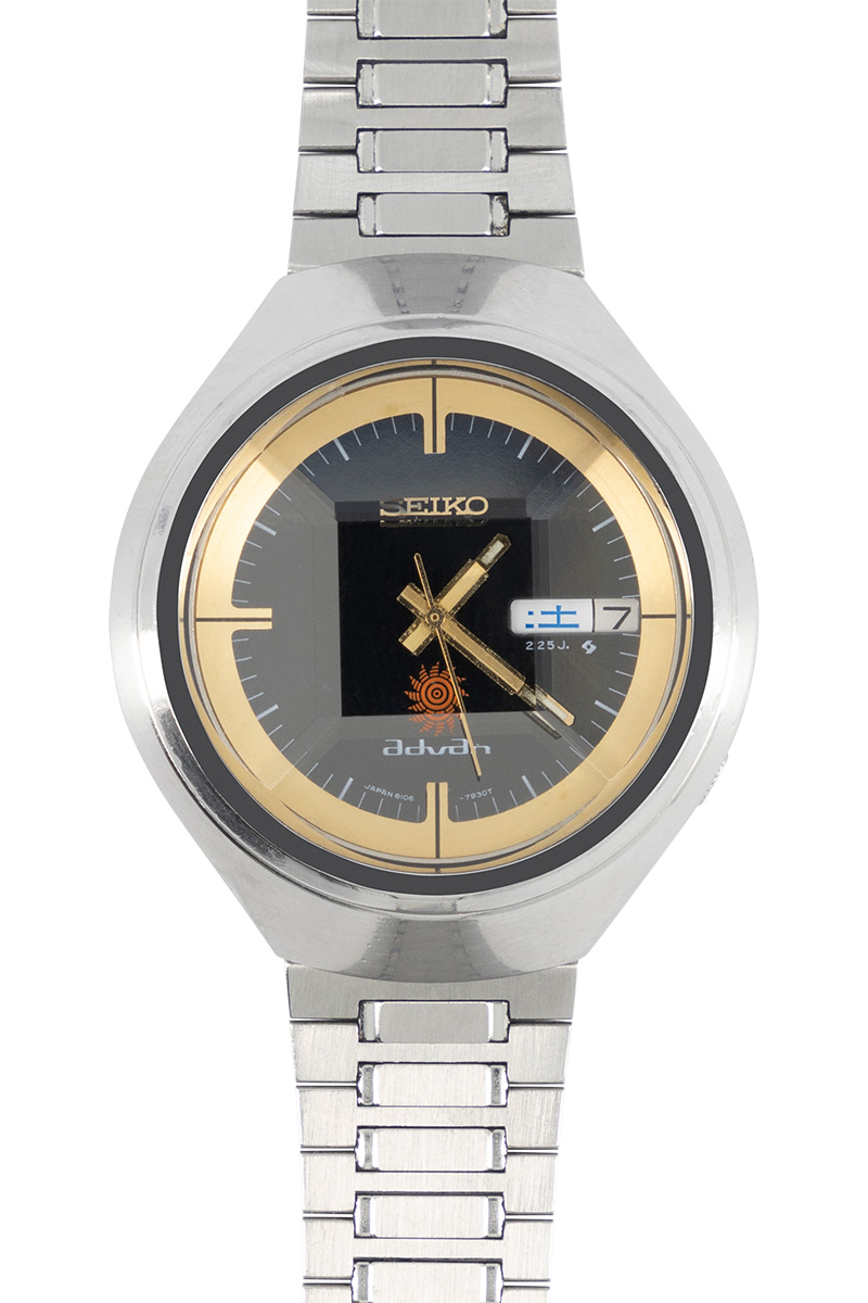 Rare vintage 70's Seiko Advan JDM 6106-7680 day/date automatic facetted  glass good working condition - vintagewatchesdirect.com