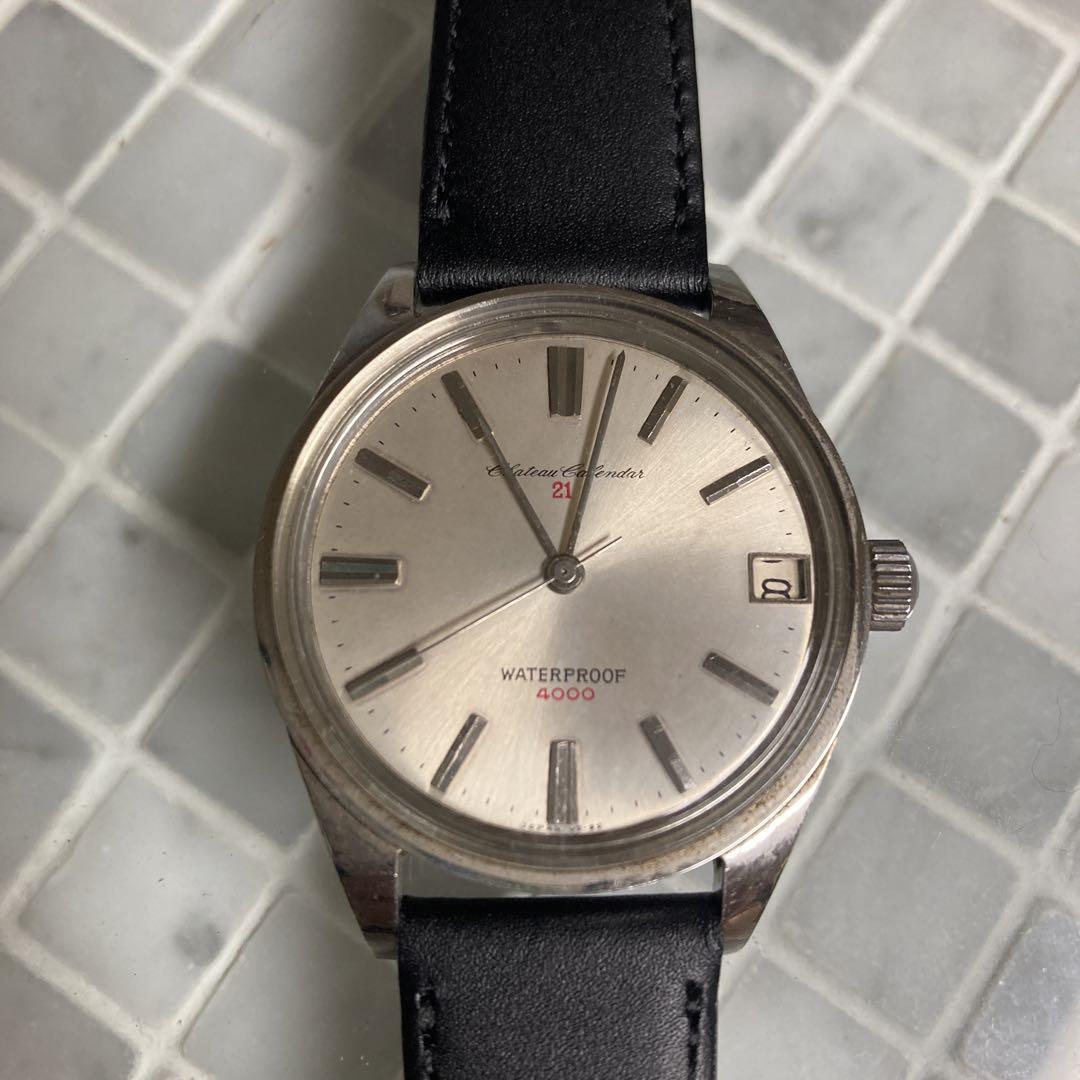Takano Chateau Calendar waterproof 4000 very rare Japanese phantom  watchmaker - vintagewatchesdirect.com