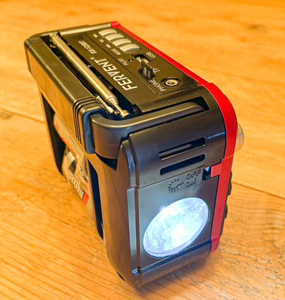 Radio-lamp