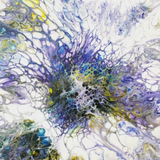 acrylic paint pouring 