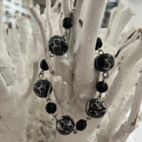 armband zwarte kralen