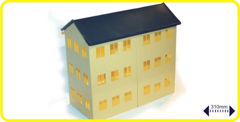 9970 flatgebouw prijs € 45,- bouwpakket