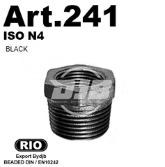 Art.241 Reducing Bush Black. Group Malleable iron  DIN10242