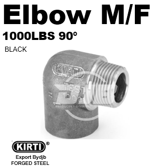 ELBOW 90 1000LBS MF Black Group Forged Steel Fittings