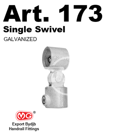 Group Art.173 Single Swivel Combination handrail fittings