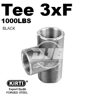 TEE 1000LBS Female Equel Black Group Forged Steel Fittings