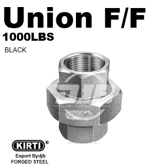 UNION 1000LBS FF Black Group Forged Steel Fittings