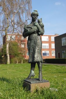Vrouw met kat (1956)
