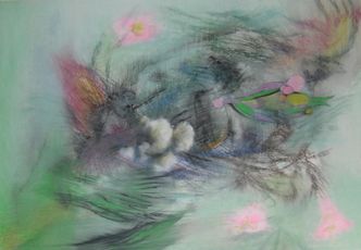 Floating sea weeds 